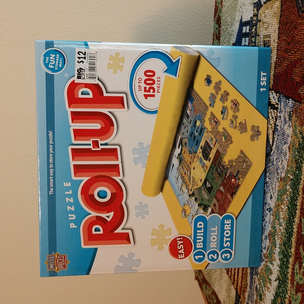 NEW Master Pieces Puzzle Roll-up Storage Mat - Up to 1500 Pieces NIB